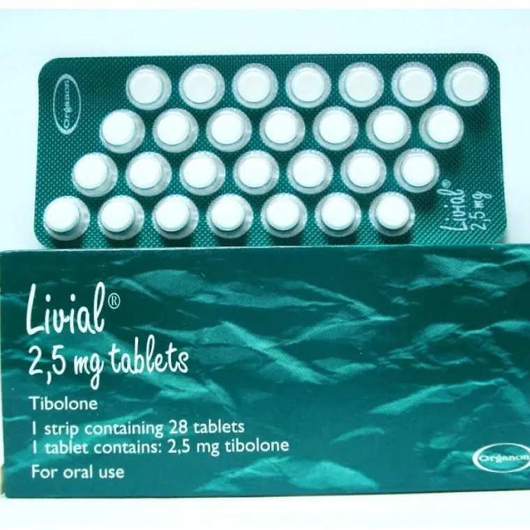 Livial Tibolona 2,5 mg 28 Comprimidos. 1