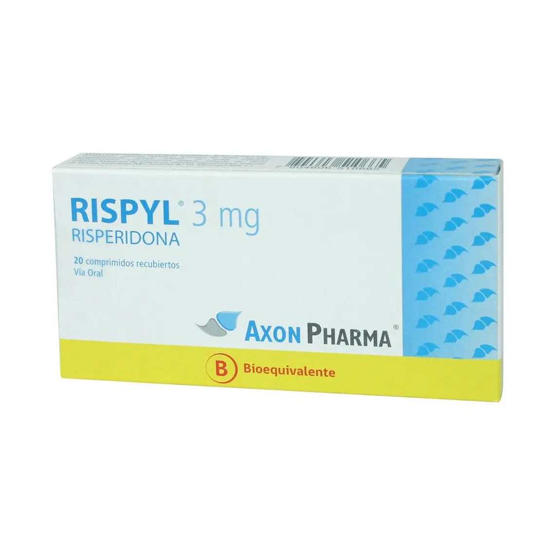 Rispyl (B) Risperidona 3 mg 20 Comprimidos. 1