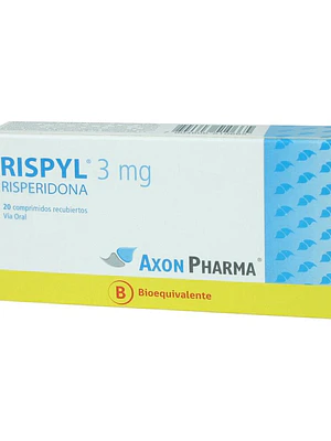 Rispyl (B) Risperidona 3 mg 20 Comprimidos.