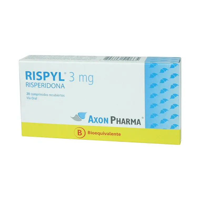 Rispyl (B) Risperidona 3 mg 20 Comprimidos. 1