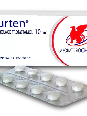 Burten Ketorolaco 10 mg 10 Comprimidos.