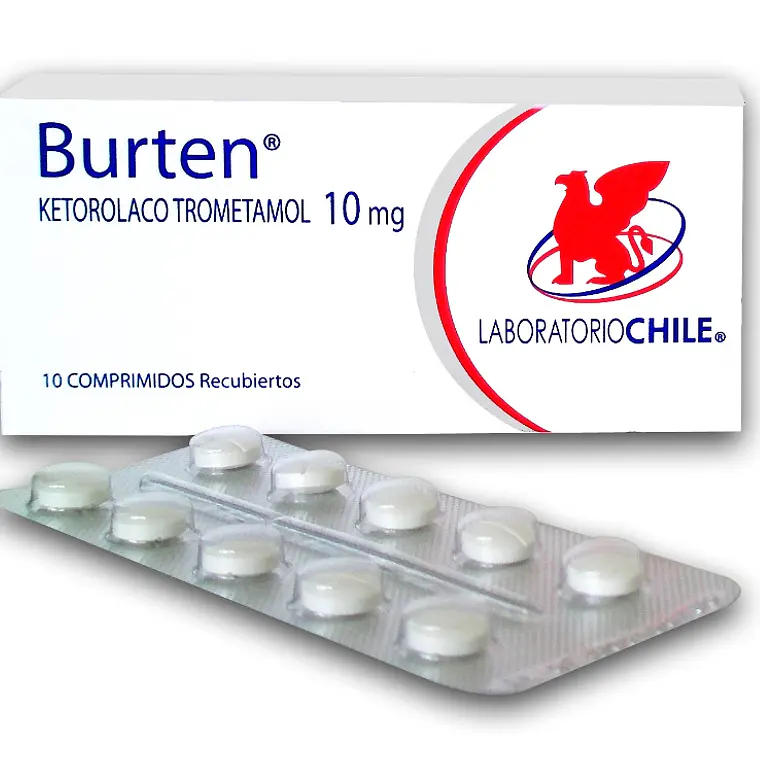 Burten Ketorolaco 10 mg 10 Comprimidos. 1
