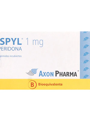Rispyl (B) Risperidona 1 mg 20 Comprimidos.