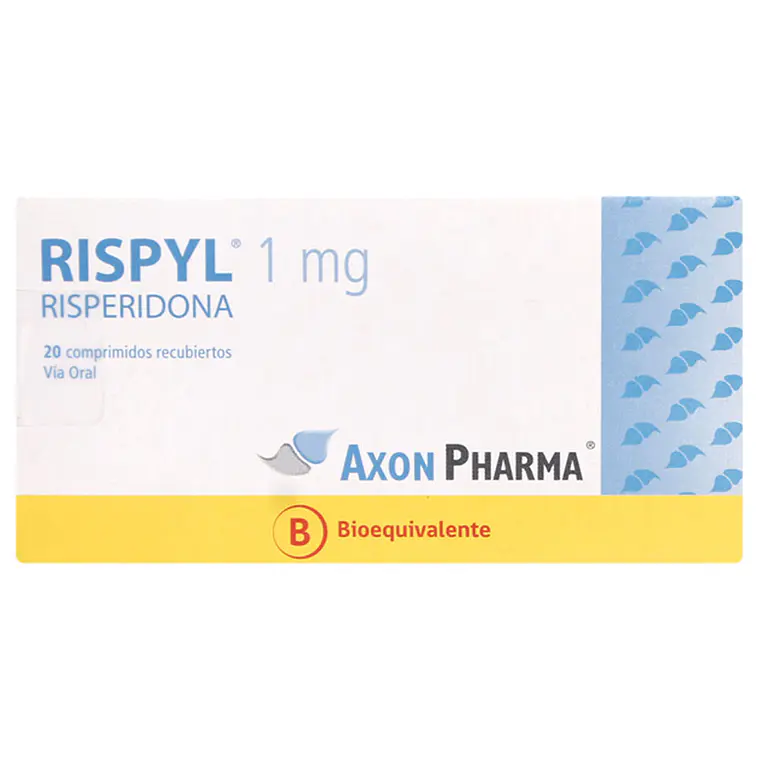 Rispyl (B) Risperidona 1 mg 20 Comprimidos. 1
