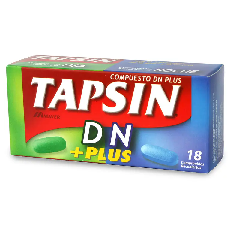 Tapsín DN Plus (B) Paracetamol 18 Comprimidos recubiertos. 1