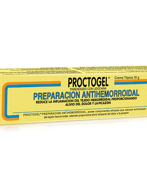 Proctogel Tribenosido Crema antihemorroidal 30 g.