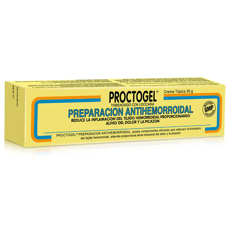 Proctogel Tribenosido Crema antihemorroidal 30 g. 1