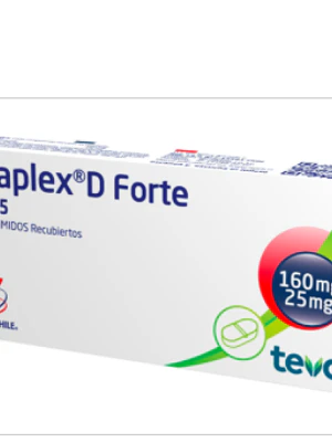 Valaplex D Forte 160 / 25 mg 30 Comprimidos.