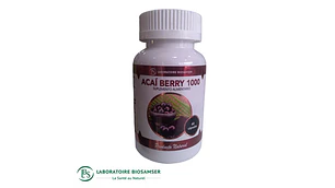 Acaí Berry 1000 mg 60 Cápsulas. Biosamser