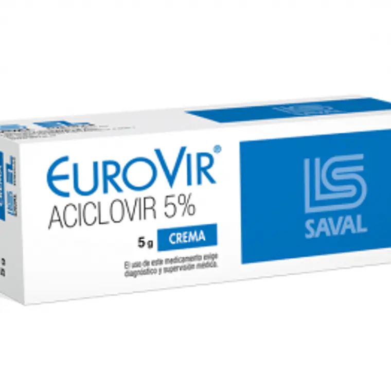 Eurovir Aciclovir 5 % Crema 5 g. 1