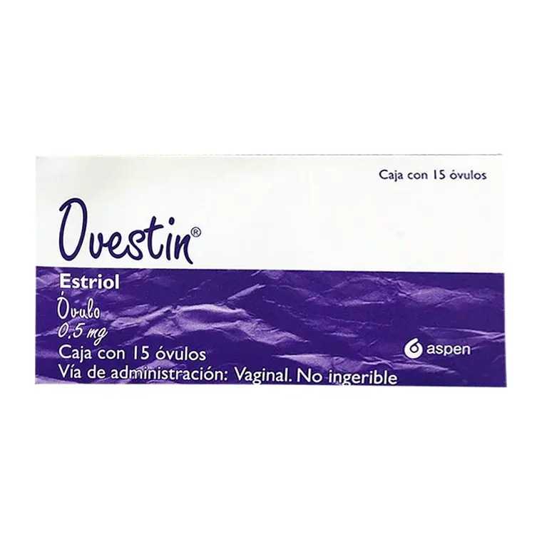Ovestin Estriol 0,5 mg 15 Óvulos vaginales. 1