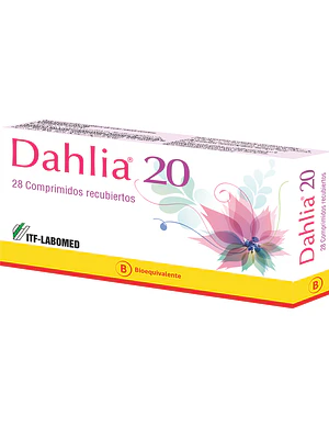 Dahlia 20 (B) Drospirenona Etinilestradiol 28 Comprimidos.
