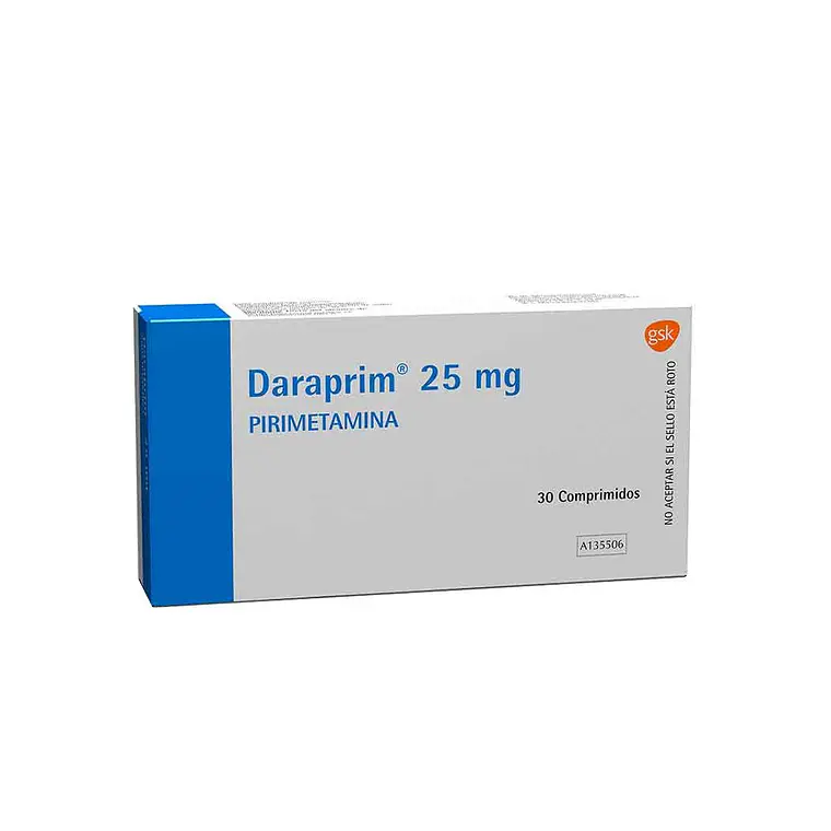 Daraprim Primetamina 25 mg 30 Comprimidos. 1