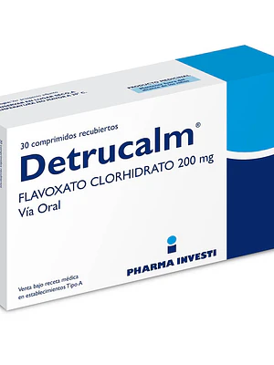 Detrucalm Flavoxato 200 mg 30 Comprimidos.