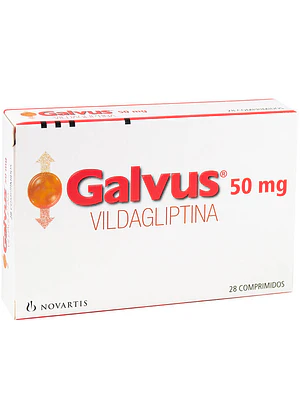 Galvus Vildagliptina 50 mg 28 Comprimidos.