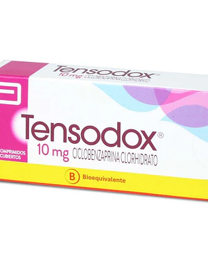 Tensodox (B) Ciclobenzaprina 10 mg 10 Comprimidos recubiertos.