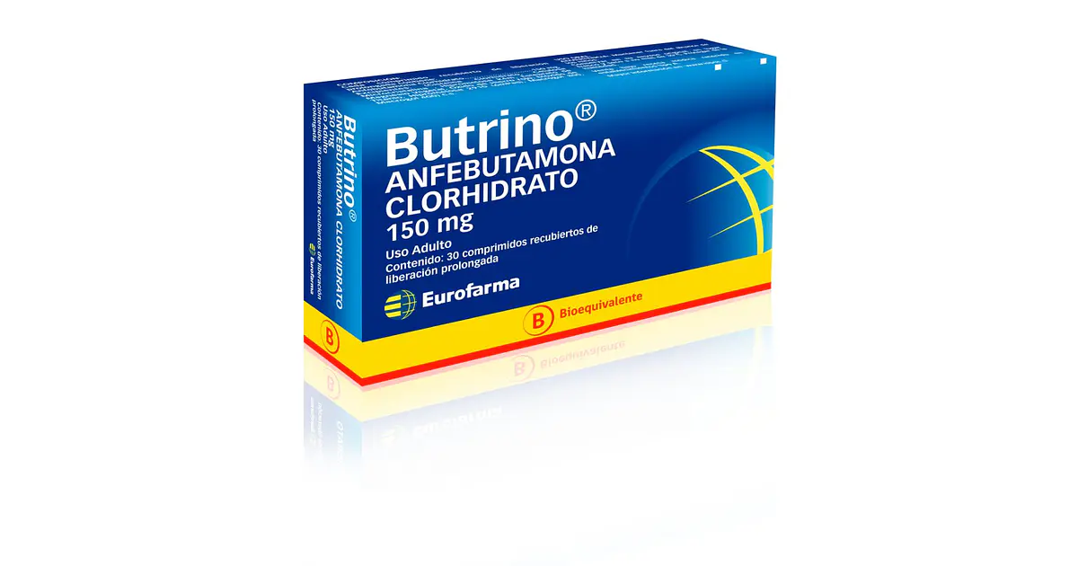Butrin (B) Anfebutamona 150 mg 30 Comprimidos.
