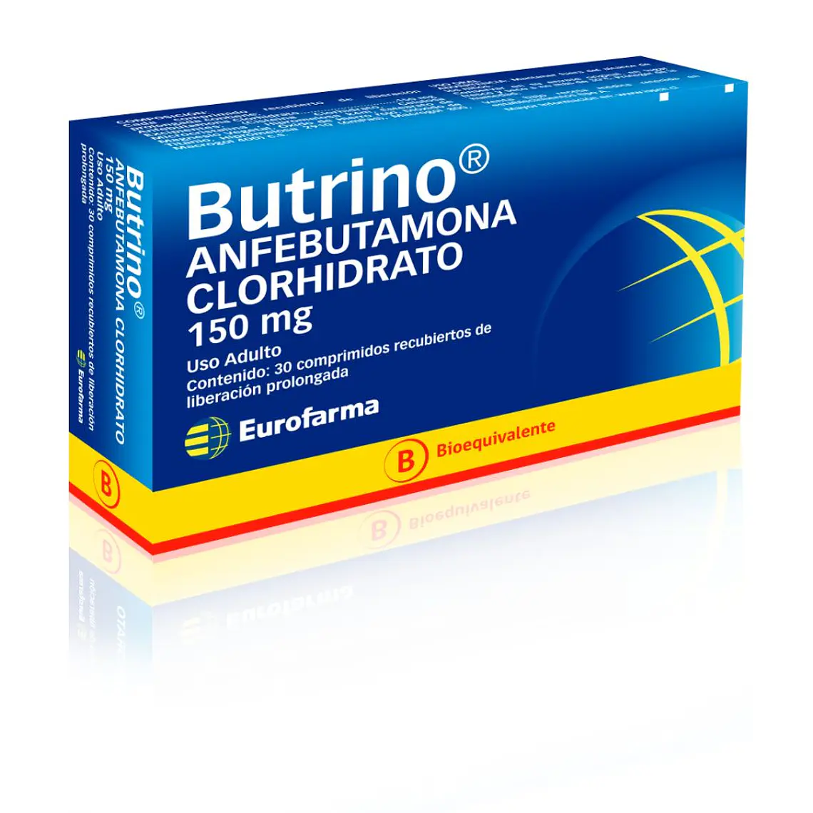 Butrin (B) Anfebutamona 150 mg 30 Comprimidos. 1