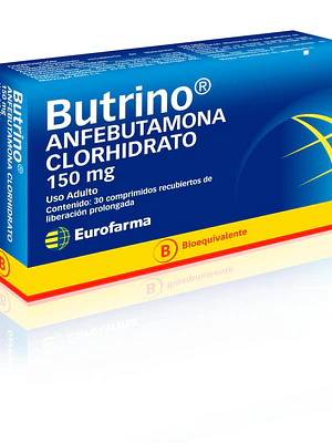 Butrin (B) Anfebutamona 150 mg 30 Comprimidos.