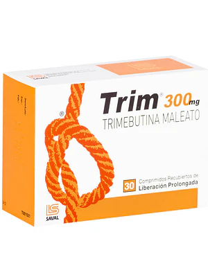 Trim Trimebutina 300 mg 30 Comprimidos. 