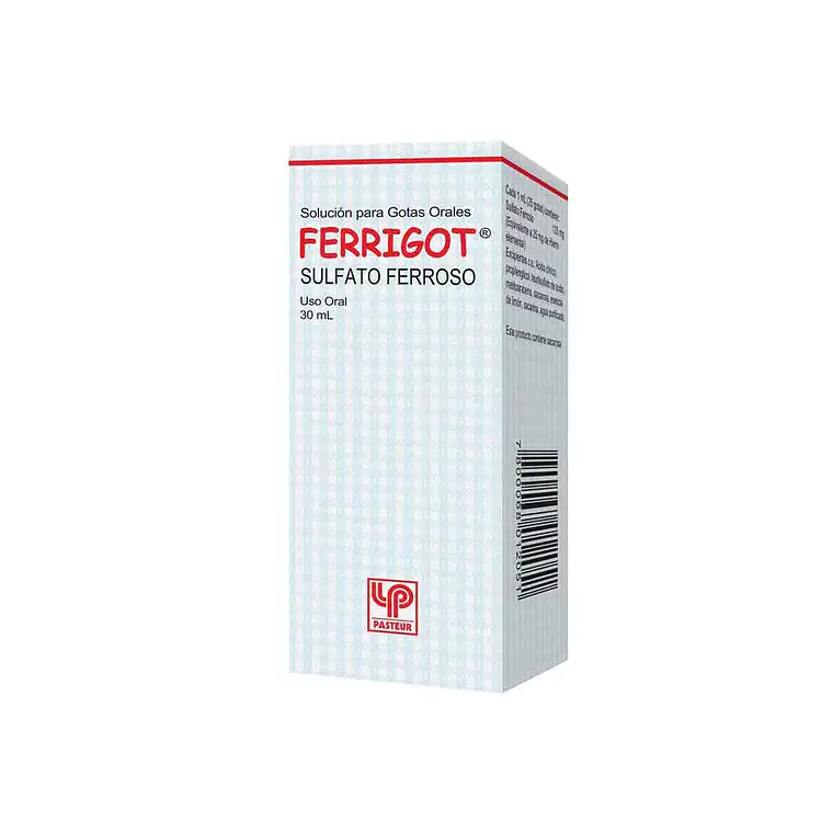 Ferrigot Sulfato Ferroso 125 mg/ml Gotas 30 ml. 1