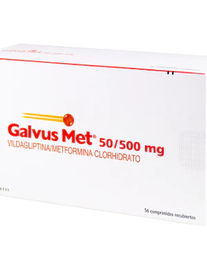 Galvus Met 50/500 mg 56 Comprimidos recubiertos.