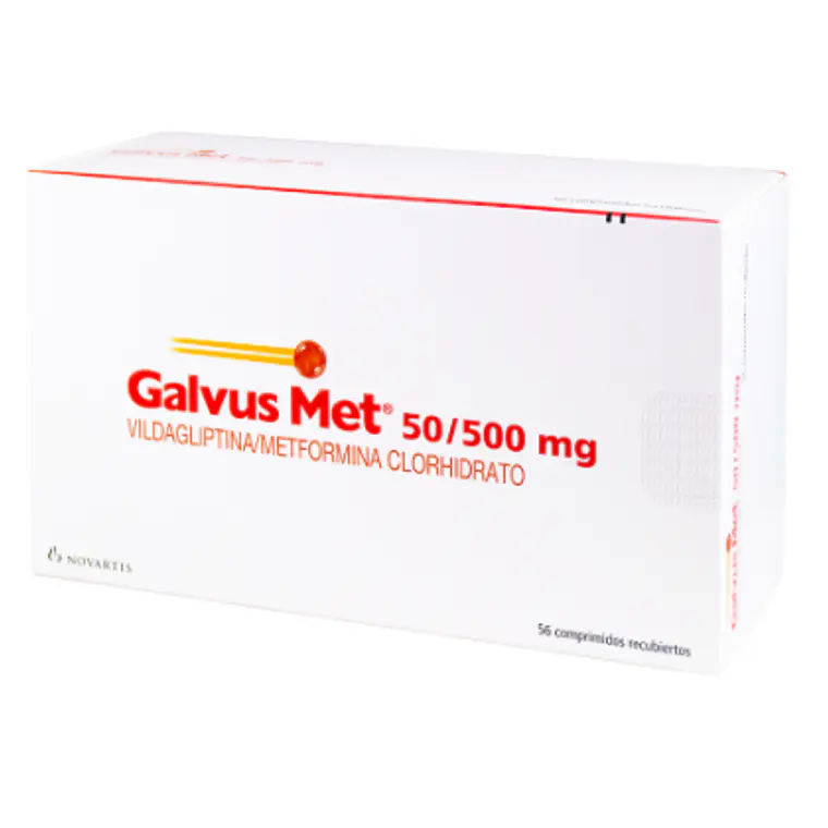 Galvus Met 50/500 mg 56 Comprimidos recubiertos. 1