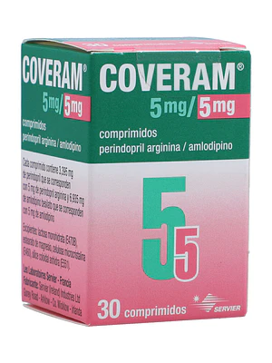 Coveram  5 mg /5 mg 30 Comprimidos.