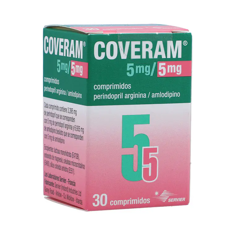 Coveram  5 mg /5 mg 30 Comprimidos. 1