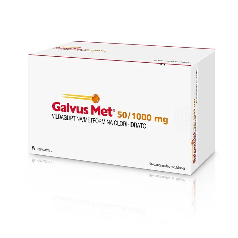 Galvus Met 50/1000 mg  56 Comprimidos recubiertos. 1