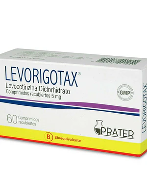 Levorigotax (B) Levocetirizina 5 mg 60 Comprimidos recubiertos.