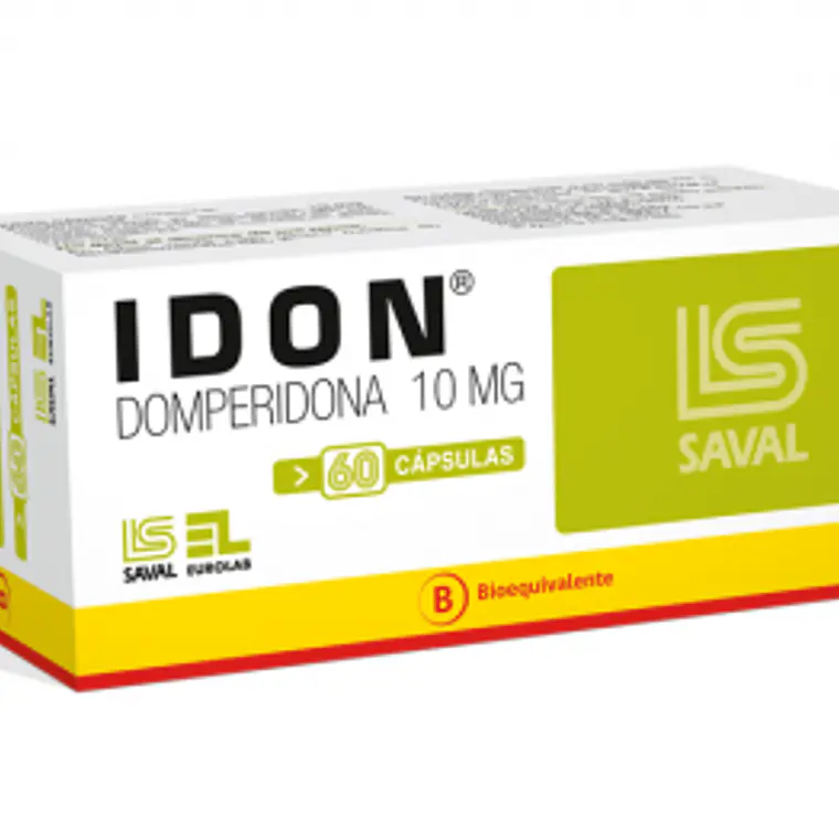 Idon (B) Domperidona 10 mg 60 Cápsulas. 1