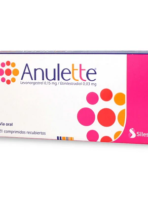 Anulette Levonorgestrel Etinilestridiol 21 Comprimidos.