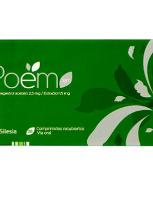 Poem Nomegestrol Estradiol 28 Comprimidos recubiertos.