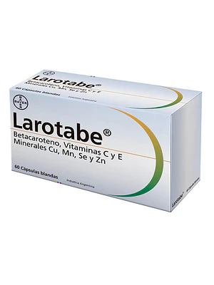 Larotabe Multivitamínico 60 Cápsulas blandas.