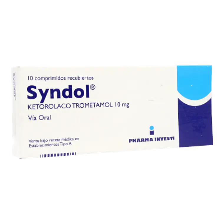 Syndol Ketorolaco 10 mg 10 Comprimidos recubiertos. 1