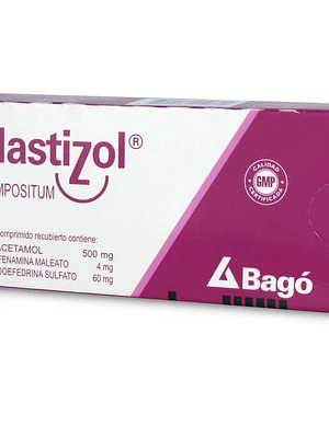 Nastizol Compositum 10 Comprimidos.