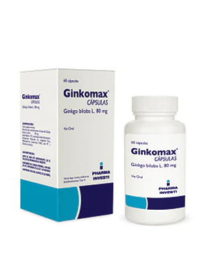 Ginkomax 80 mg 120 Cápsulas.