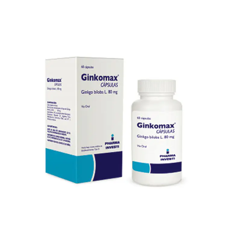Ginkomax 80 mg 120 Cápsulas. 1