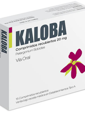 Kaloba Pelargonium Sidoides 20 mg 15 Comprimidos recubiertos.