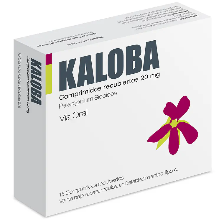 Kaloba Pelargonium Sidoides 20 mg 15 Comprimidos recubiertos. 1