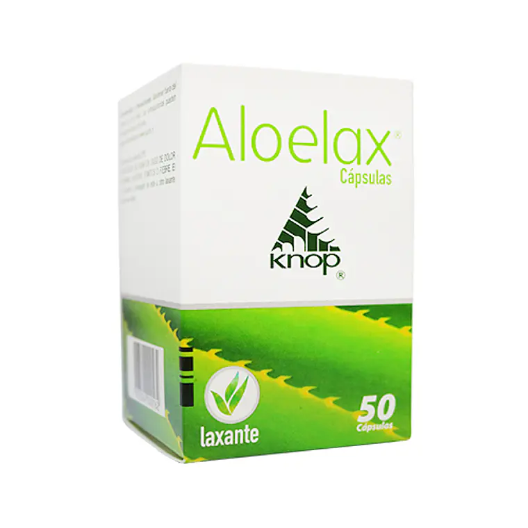 Aloelax 50 Cápsulas. Knop 1