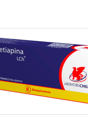 Quetiapina (B) 25 mg 30 Comprimidos recubiertos.