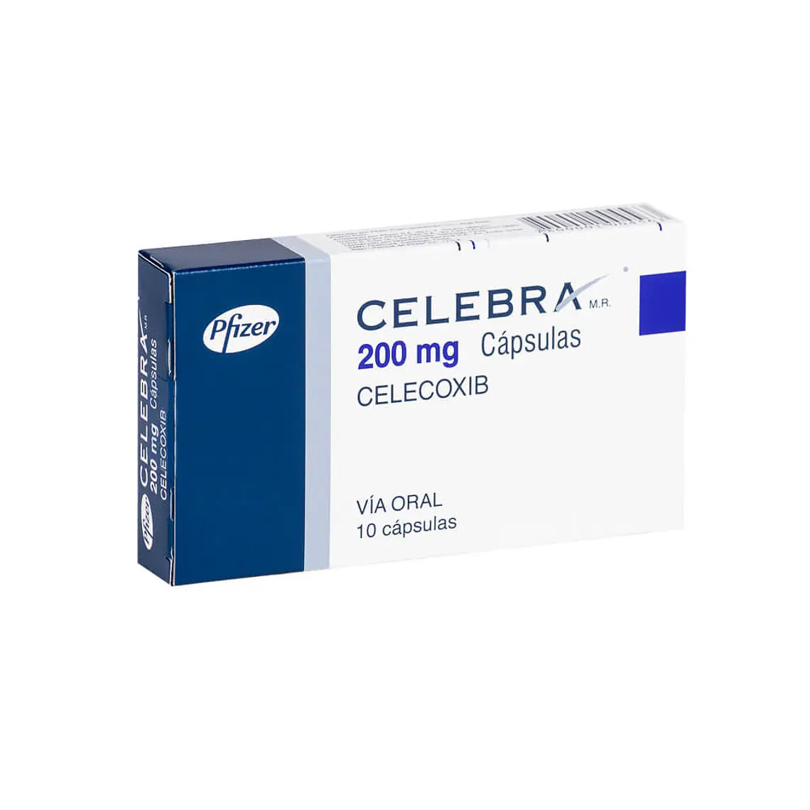 Celebra Celecoxib 200 mg 10 Cápsulas. 1