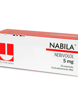 Nabila (B) Nebivolol 5 mg 28 Comprimidos.