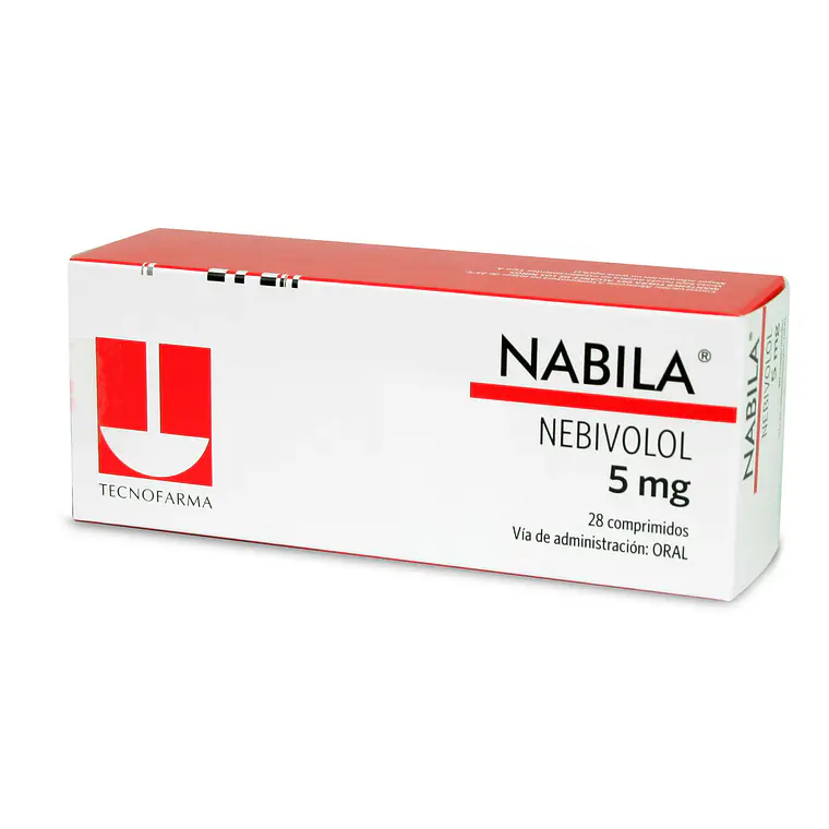 Nabila (B) Nebivolol 5 mg 28 Comprimidos. 1