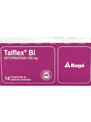 Talflex Bi Ketoprofeno 150 mg 14 Comprimidos.