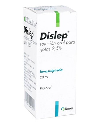 Dislep Levosulpirida 2,5 % Gotas 20  ml.