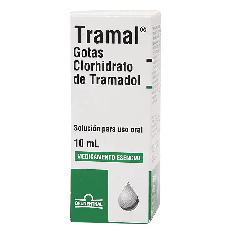 Tramal (B) Tramadol 100 mg/ ml Gotas 10  ml. 1