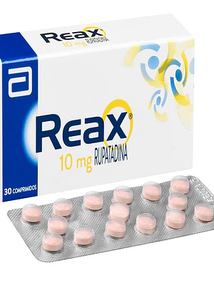 Reax Rupatadina 10 mg 30 Comprimidos.